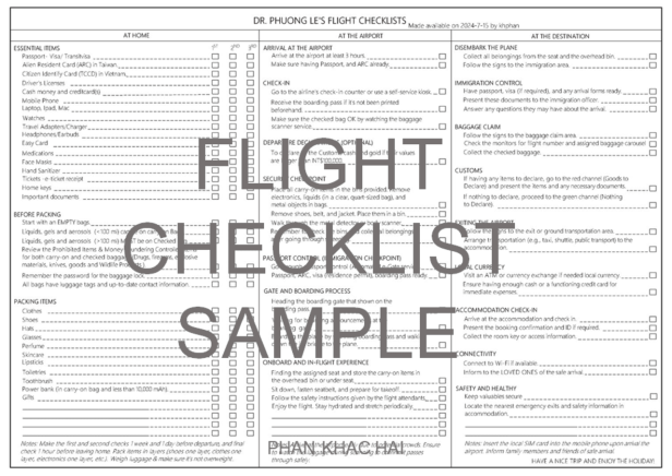The Ultimate Travel Checklist: Pre-Trip, Airport, and Destination&nbsp;Guide